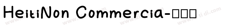 HeitiNon Commercia字体转换